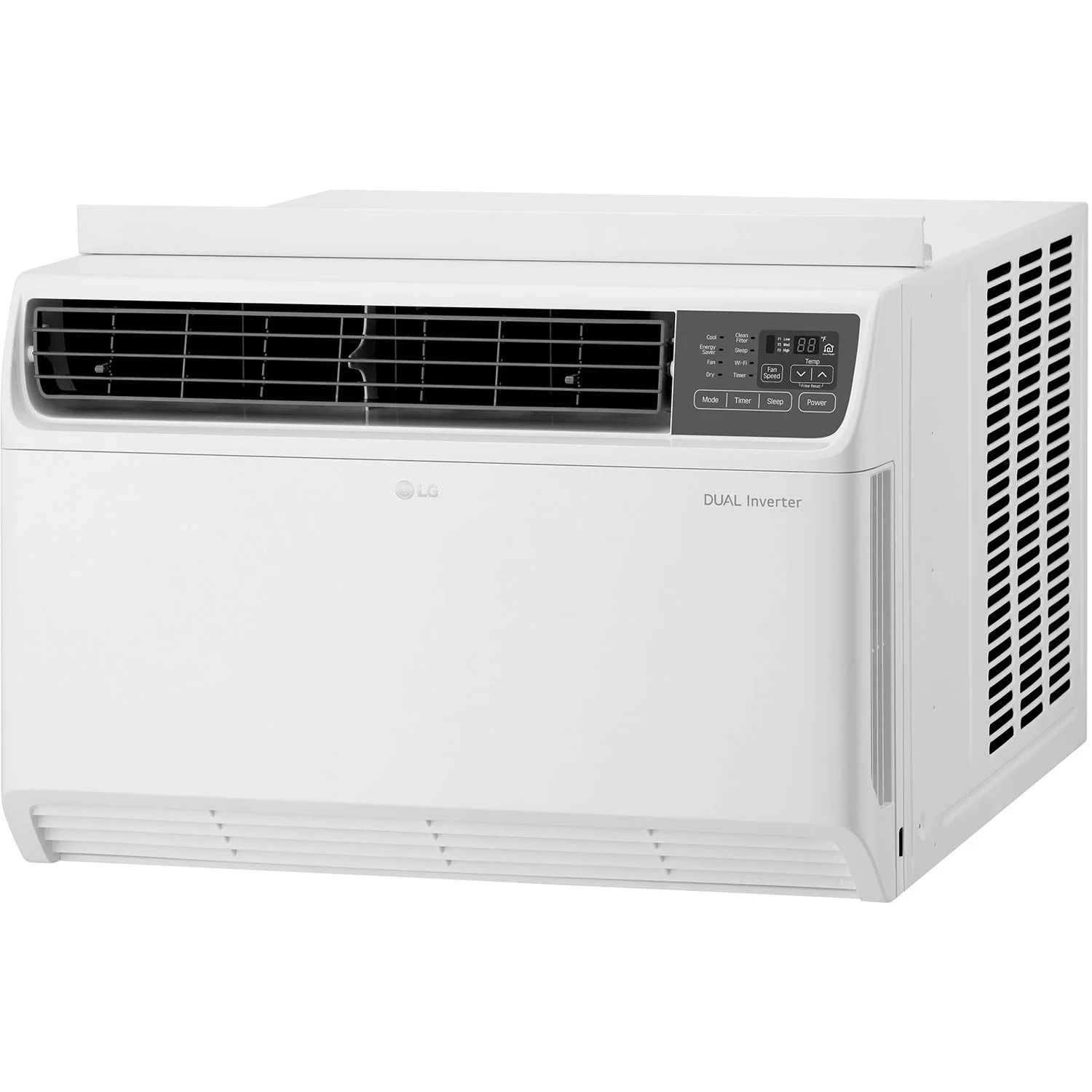 LG 115V 14,000 BTU 800 Sq. ft. DUAL Inverter Smart Window Air Conditioner, White, LW1517IVSM Variant