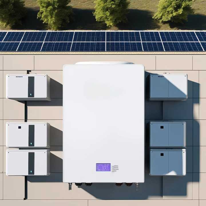 Complete Home Solar Energy System Kit 12V 24V 36V 48V 10kw 20kw 30kw 40kw Hybrid With Storage Lithium Ion Battery 20KWH 30KWH Variant